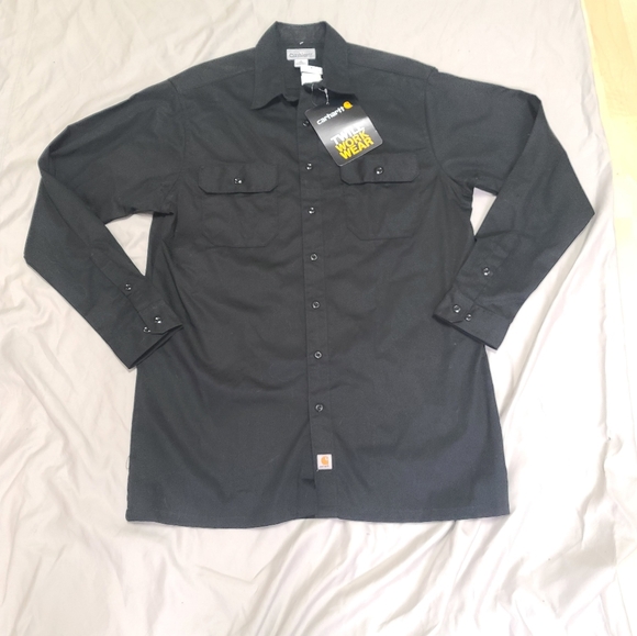 Carhartt work shirt large tall, nwt, twill - Picture 10 of 10